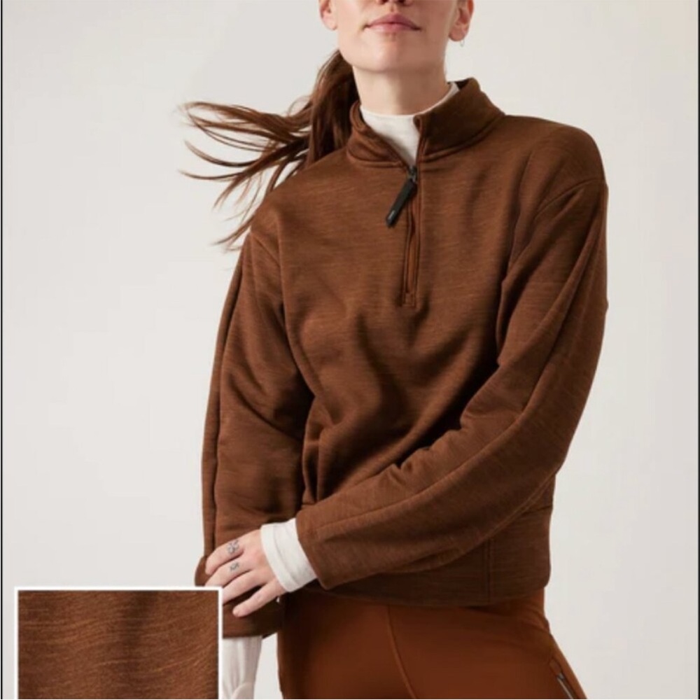 Athleta Altitude Polartec Half-Zip Sweatshirt